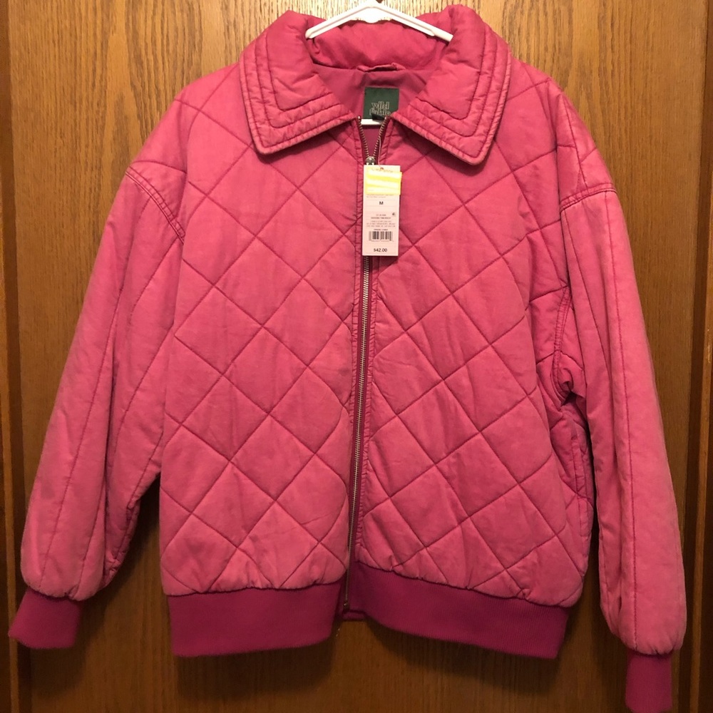 Womens wild fable ravishing pink coat medium new with tags